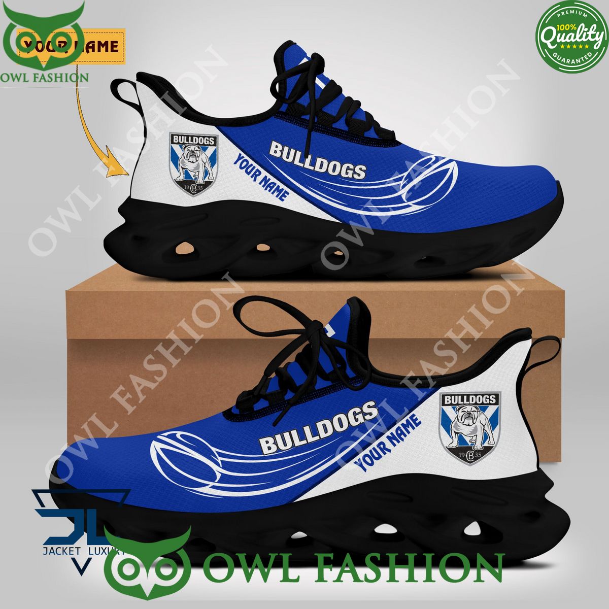 NRL Customized Canterbury Bankstown Bulldogs Rugby Champion Max Soul