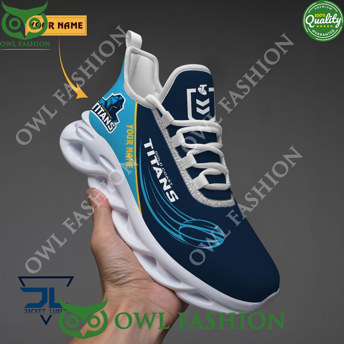 NRL Customized Gold Coast Titans Rugby Champion Max Soul