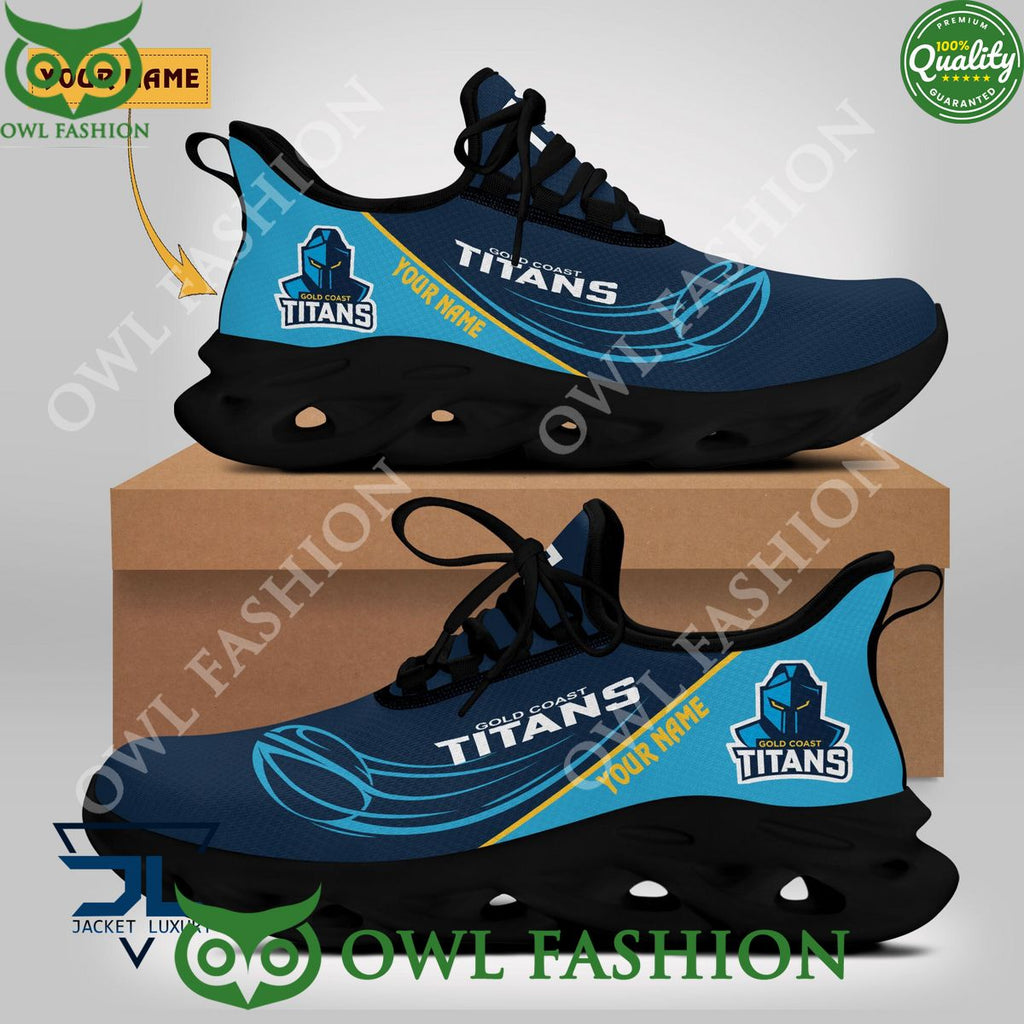 NRL Customized Gold Coast Titans Rugby Champion Max Soul
