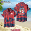 NRL Sydney Roosters Tropical Summer Hawaiian Shirt