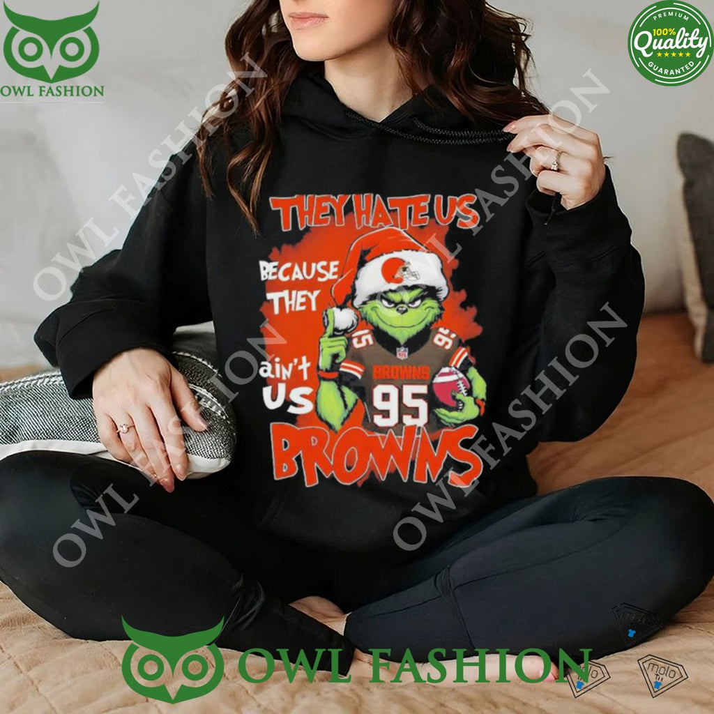 Grinch They Hate Us Because They Ain’t Us Browns T Shirts