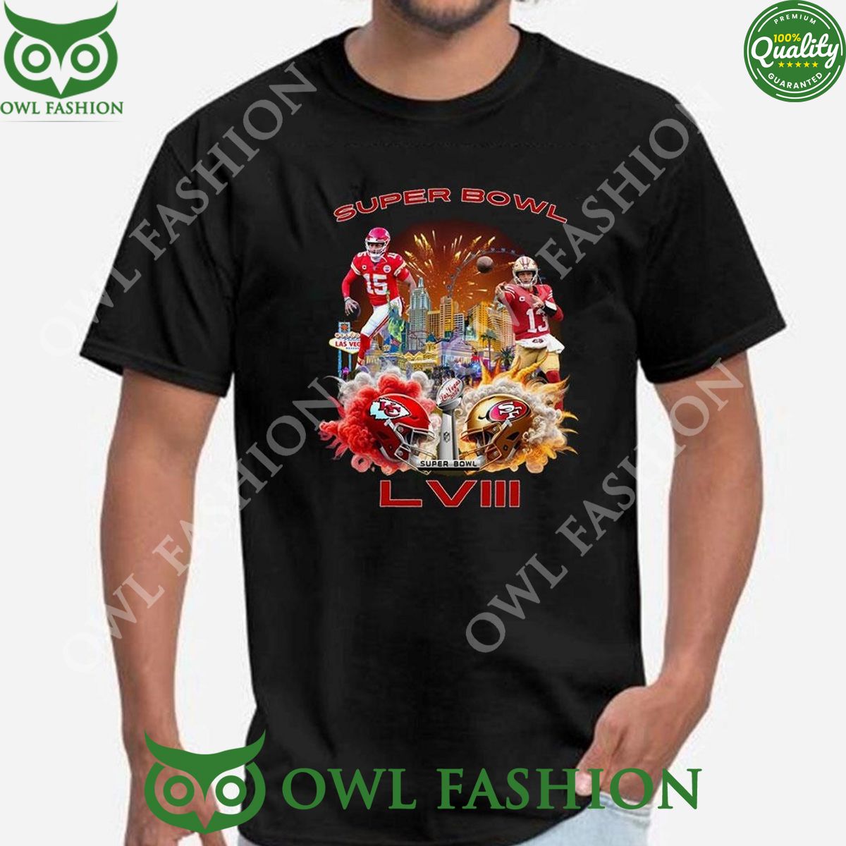 Superbowl On The Road 2024 Vegas Keep Stacking Shirt