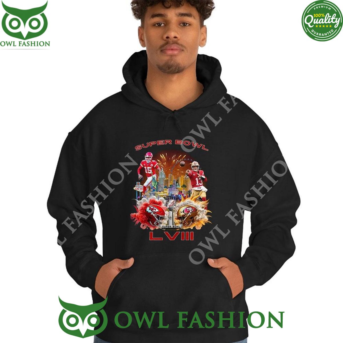 Superbowl On The Road 2024 Vegas Keep Stacking Shirt