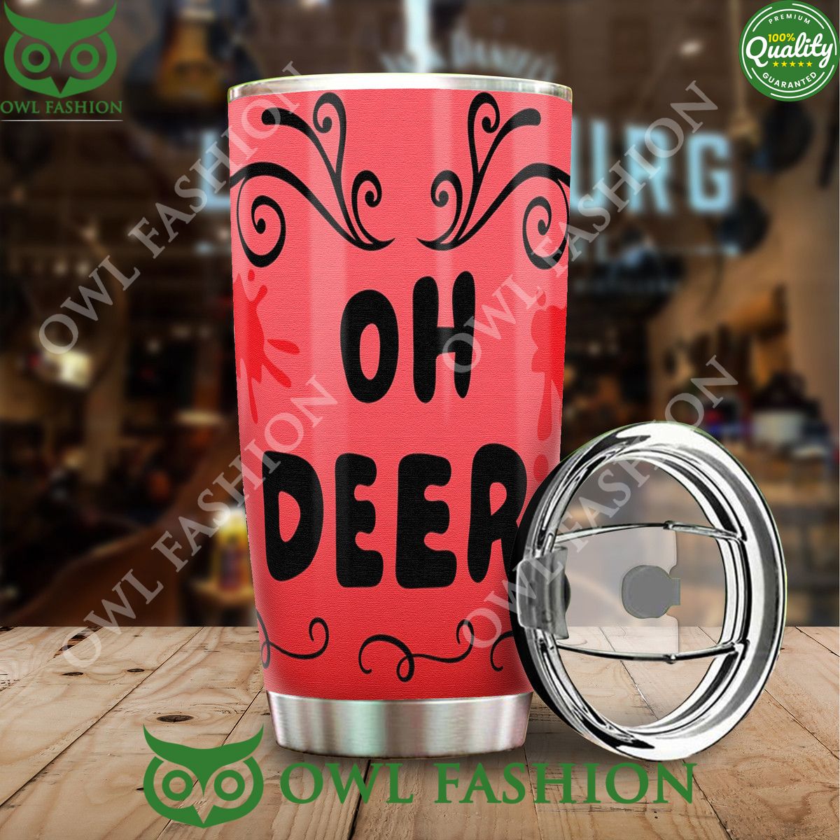 Oh deer Hazbin Hotel Drama TV tumbler