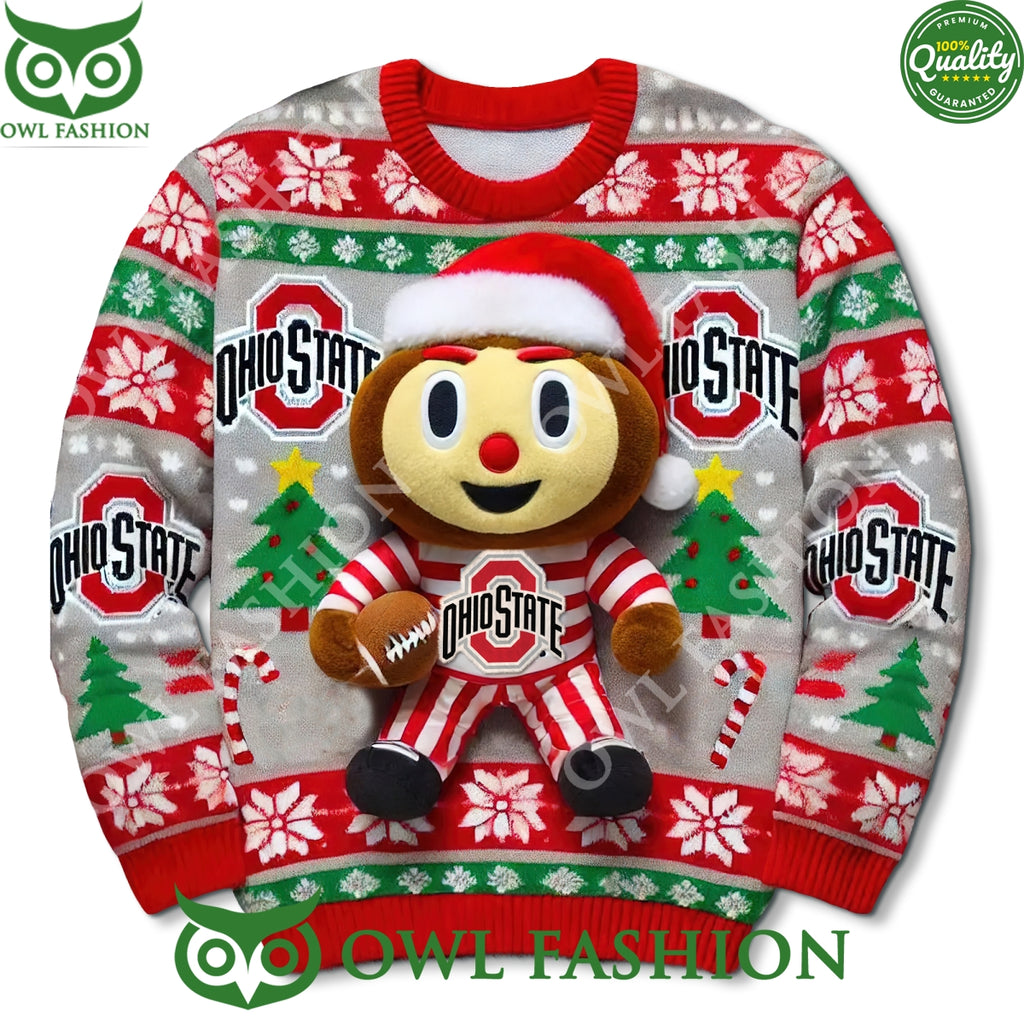 Ohio State Go Bucks Buckeyes Christmas Ornaments