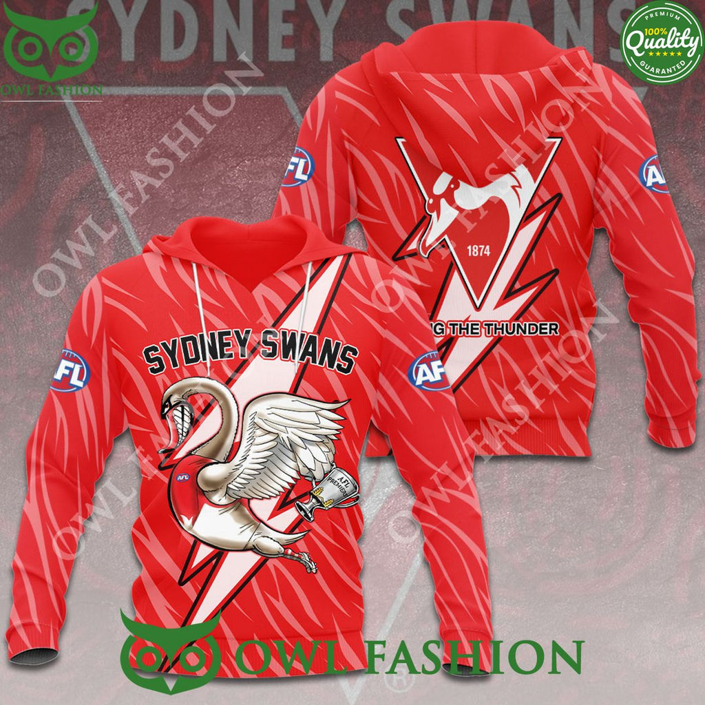 Sydney Swans 1874 Bring The Thunder Red 3D t Shirt