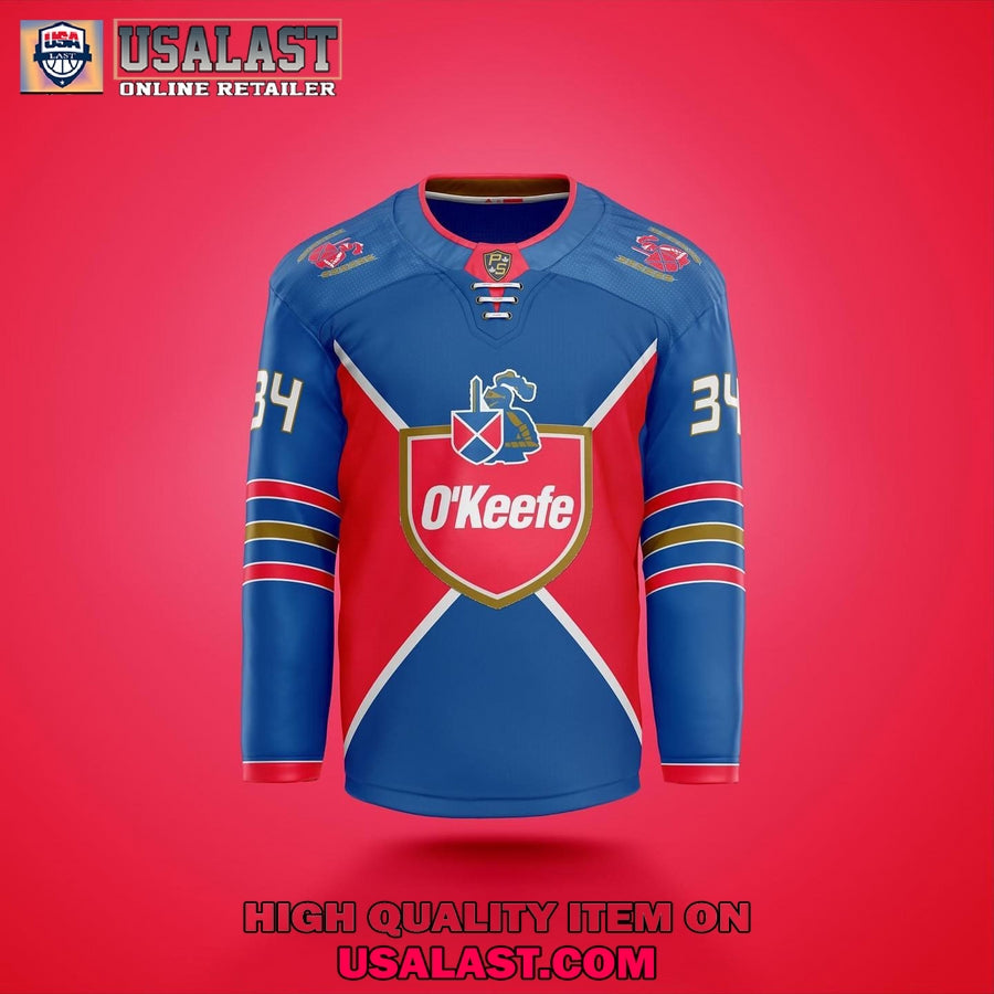 OKeefe Canada Beer Custom Hockey Jersey