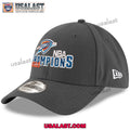 Oklahoma City Thunder 2025 NBA Champions Adjustable Graphite Cap Hat