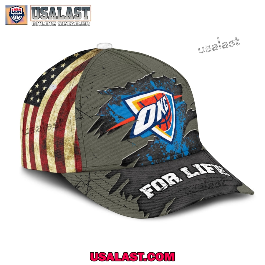 Oklahoma City Thunder For Life Classic Cap