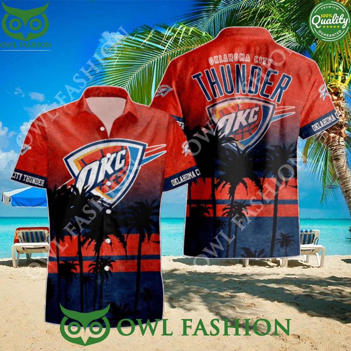 Oklahoma City Thunder NBA City Hot Trending Hawaiian Shirt 2024