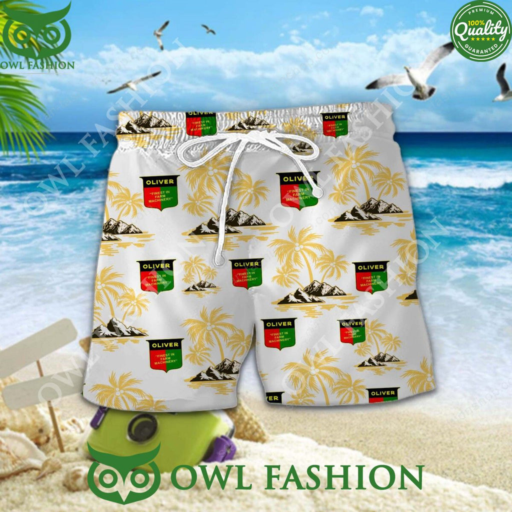 Oliver Tractor American farm equipment manufacturer hawaiian shirt and short