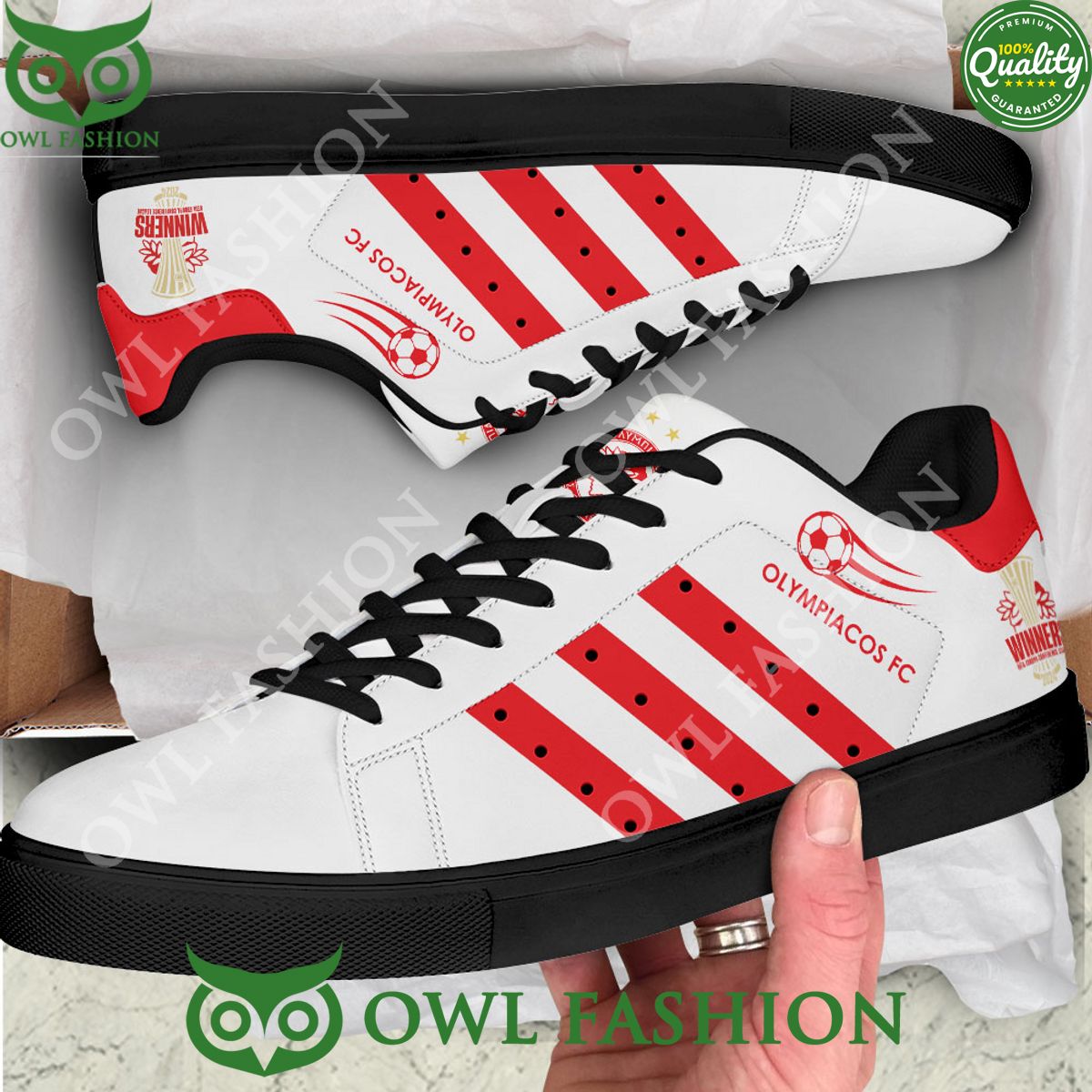 Olympiacos F.C. Greek Football Champion Stan Smith Shoes