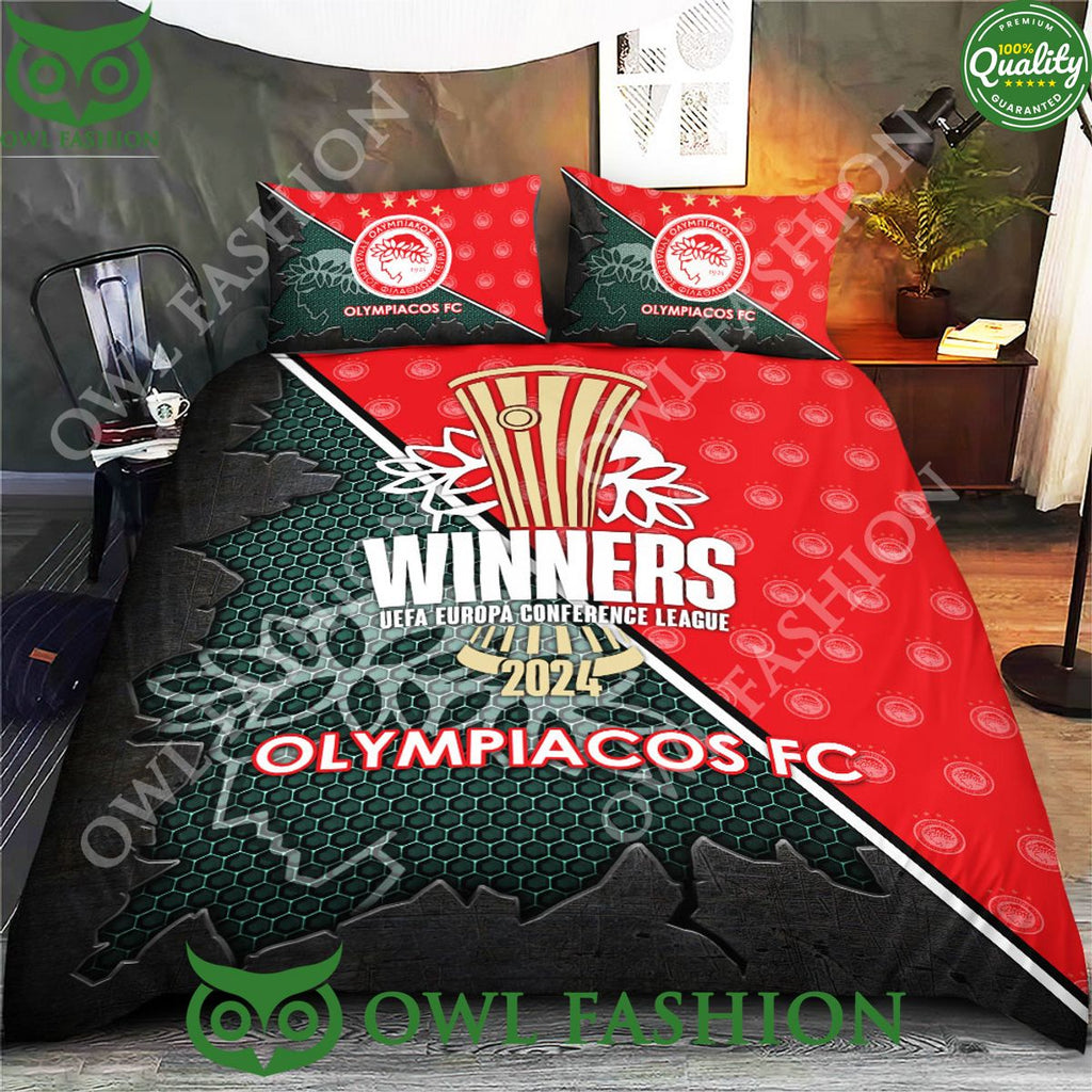 Olympiacos F.C. UEFA Europa Conference League Winners Bedding Set