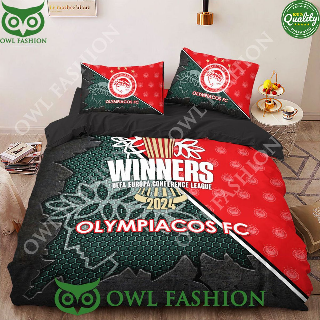 Olympiacos F.C. UEFA Europa Conference League Winners Bedding Set