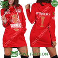 Olympiacos FC UEFA Europa Conference League Hoodie Dress For Women