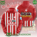 Olympiacos Handball 3D Red Hoodie