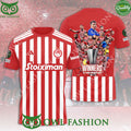 Olympiakos F.C. Football Champion UEFA Limited 3D Tshirt