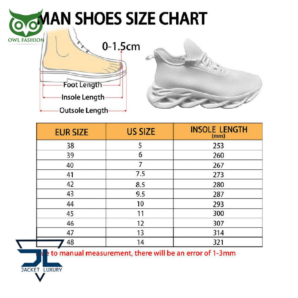 Opel Automobile Brand Personalized Max Soul Shoes