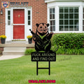 Opossum Fuck Around And Find Out Garden Guardians Yard Sign