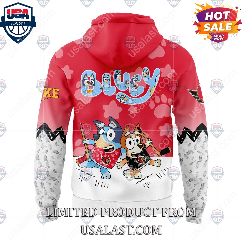 Ottawa Senators NHL Bluey and Bingo Hoodie