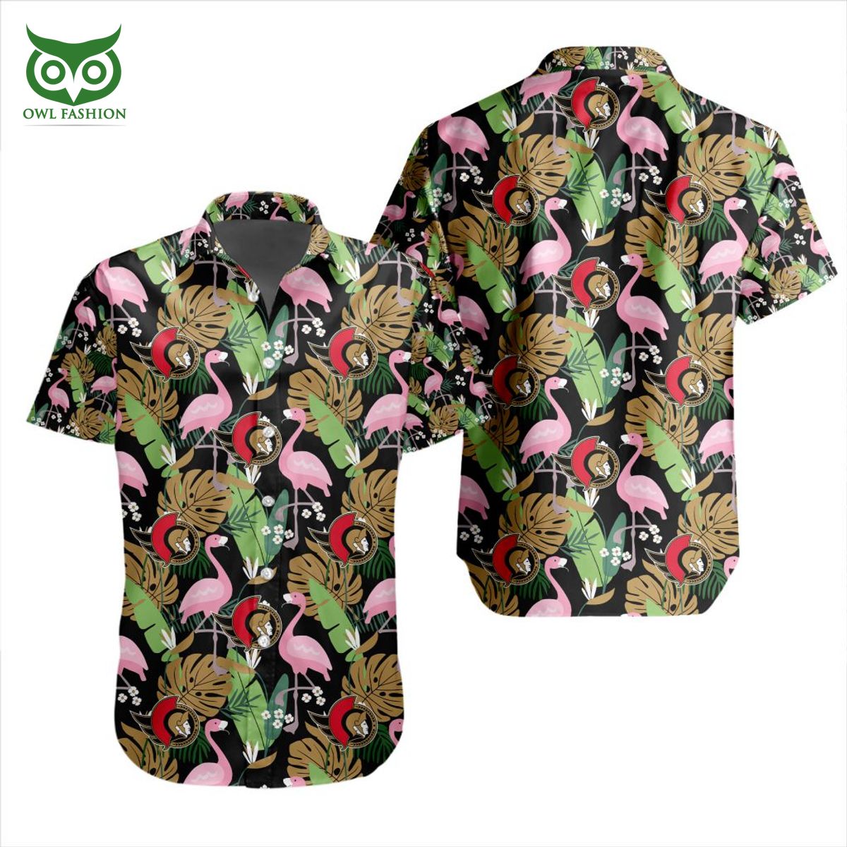 Ottawa Senators NHL Hockey Team Hawaiian Shirt