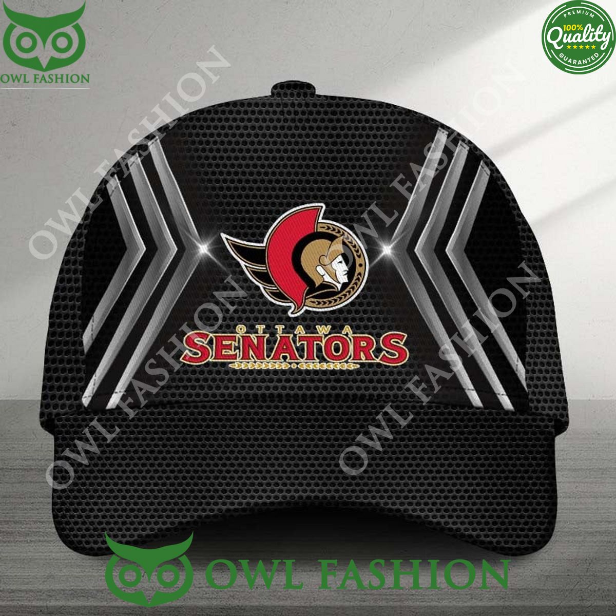 Ottawa Senators Printed NHL Ice Hockey Classic Cap