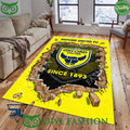 Oxford United F.C 1833 League Two Living Room Rug Carpet