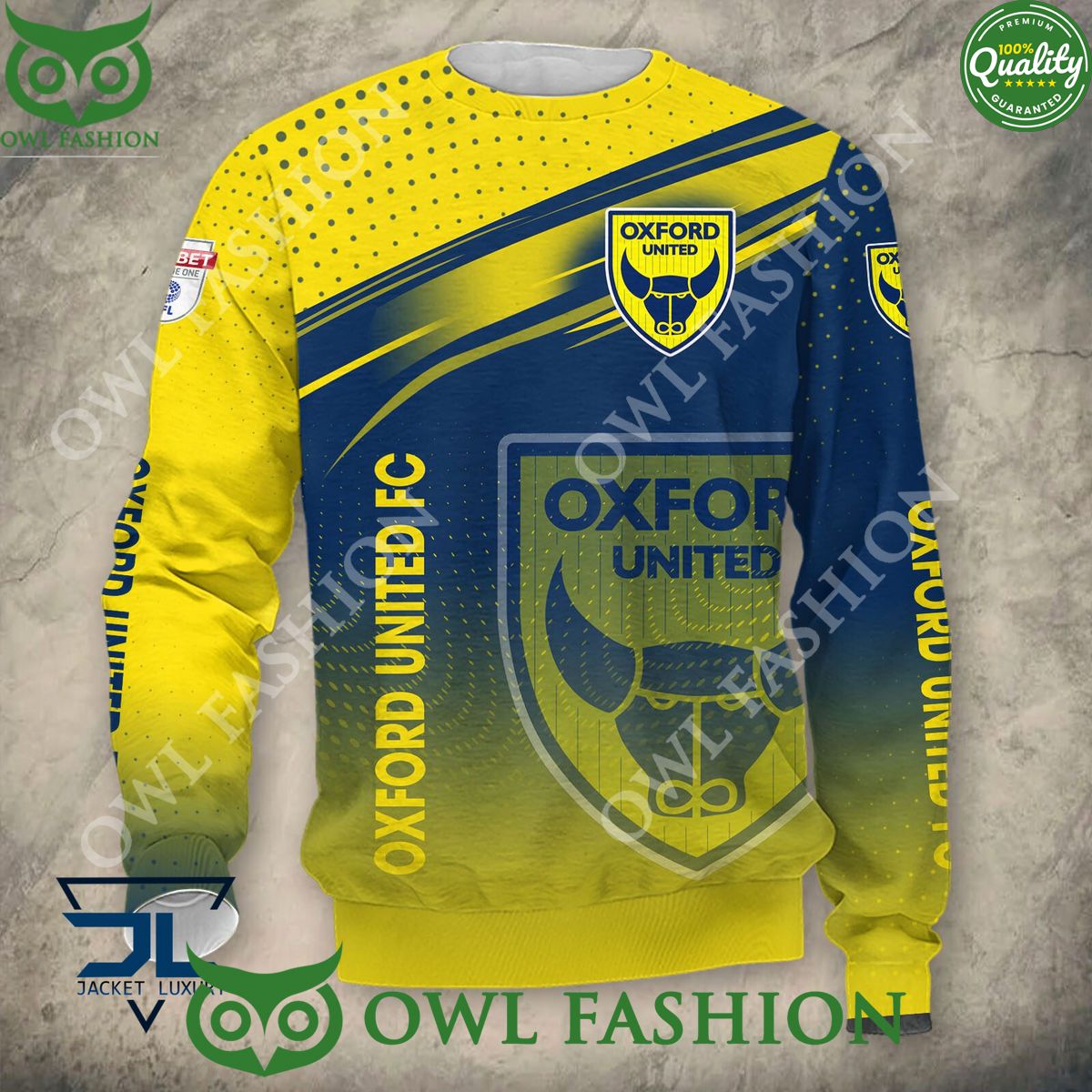 Oxford United F.C EFL Championship Shirt Hoodie