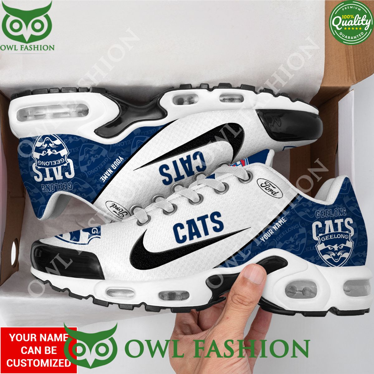 Custom name Geelong Cats Au sport club Air Max Shoes