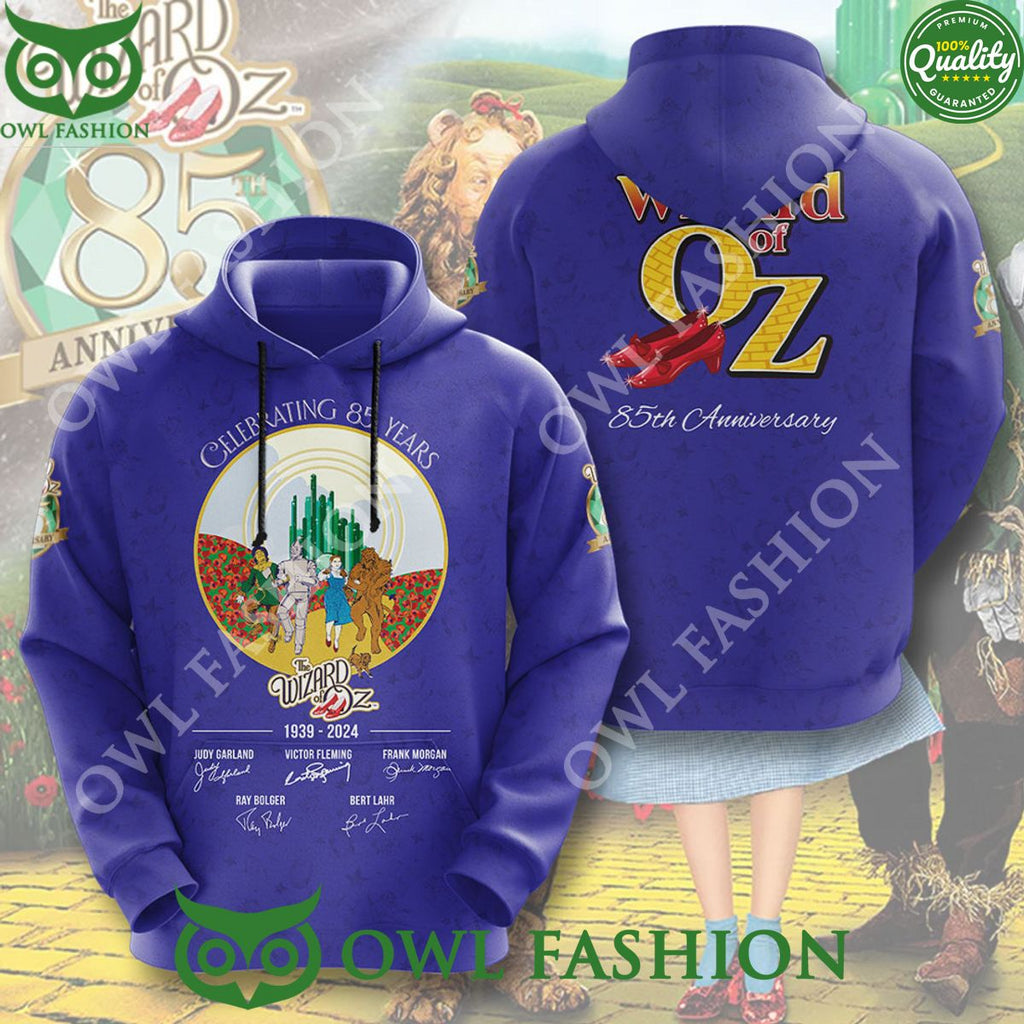 The Wizard Of Oz 85th Anniversary Blue 3D T shirt