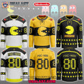 Pac-Man 8bit Custom Hockey Jersey