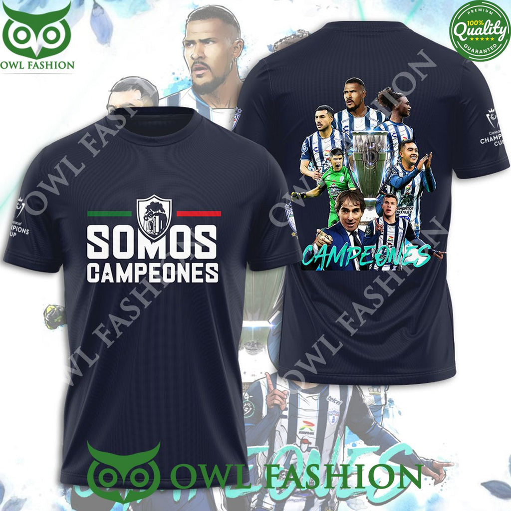 Pachuca FC Somos Campeones Limited 3D Tshirt
