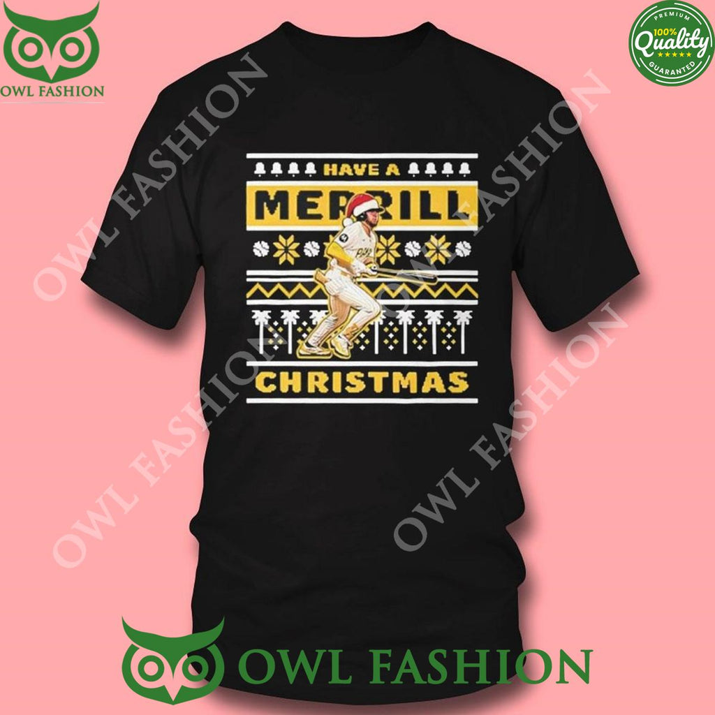 Padres Have A Merrill Christmas Giveaway 3 1 2024 Tshirt Hoodie