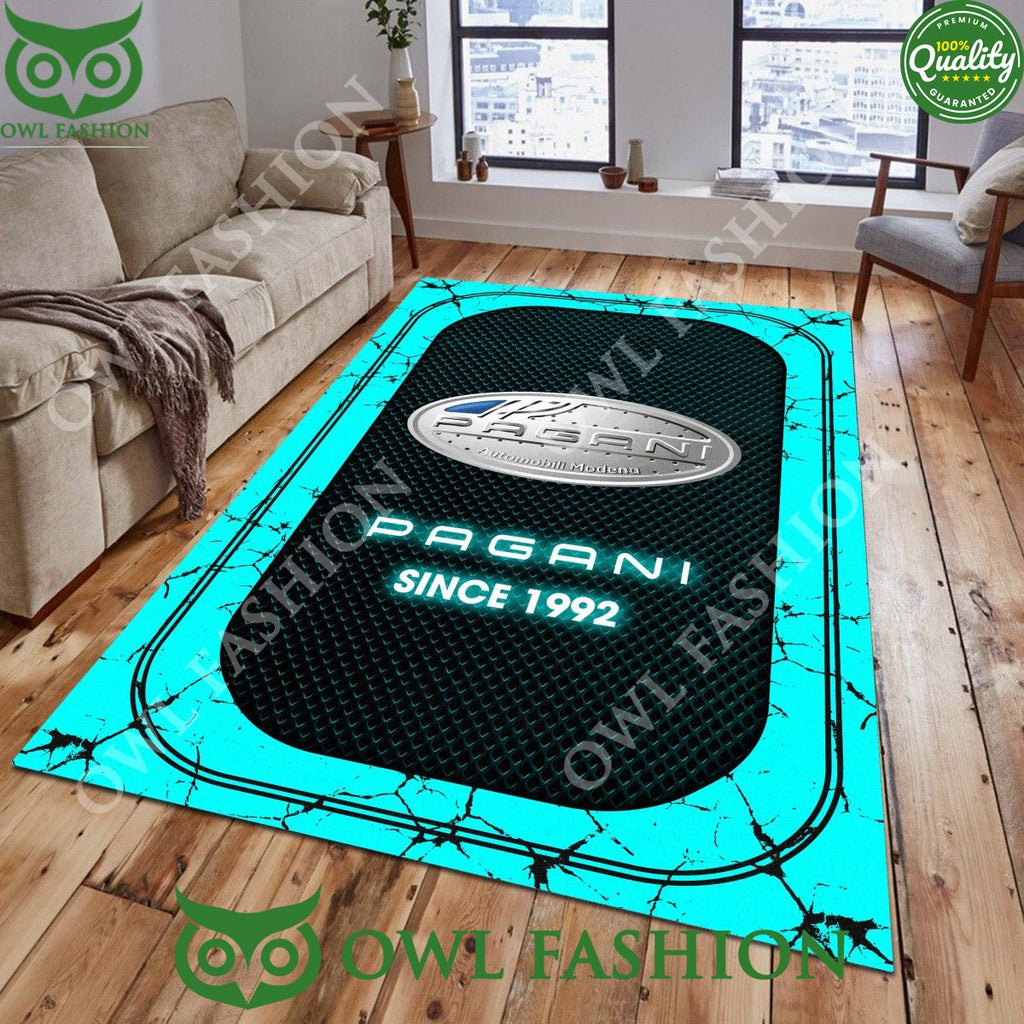 Pagani Italian sport cars 1992 stone marble rug carpet