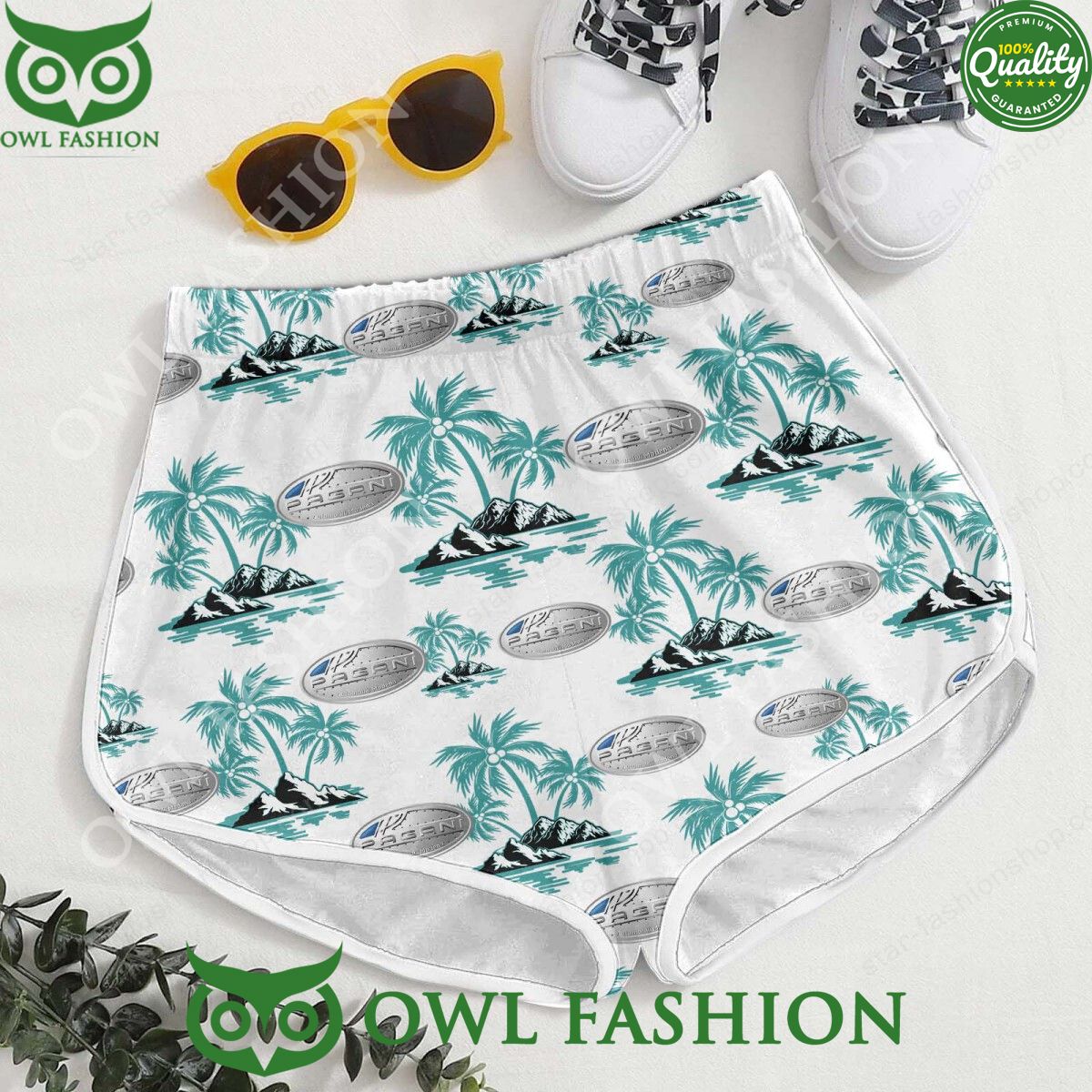 Pagani Italy Sport Automobile Premium Hawaiian Shirt Shorts