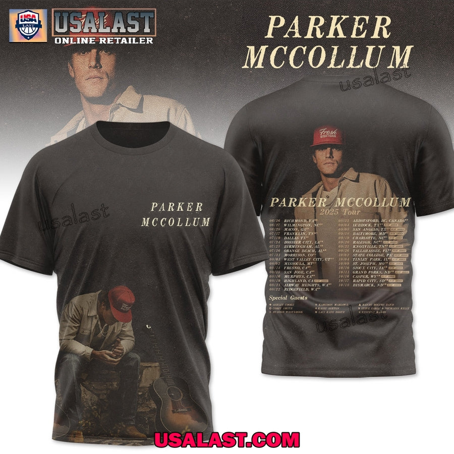 Parker Mccollum 2025 Tour Premium 3D T-Shirt