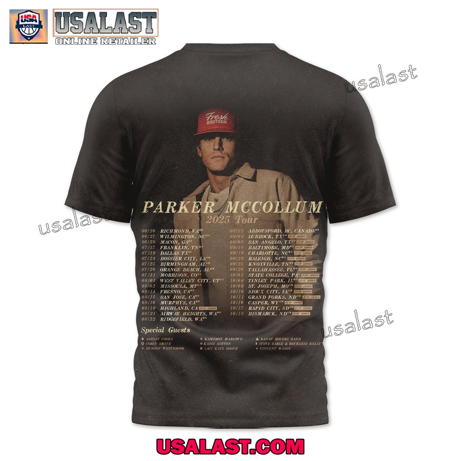 Parker Mccollum 2025 Tour Premium 3D T-Shirt