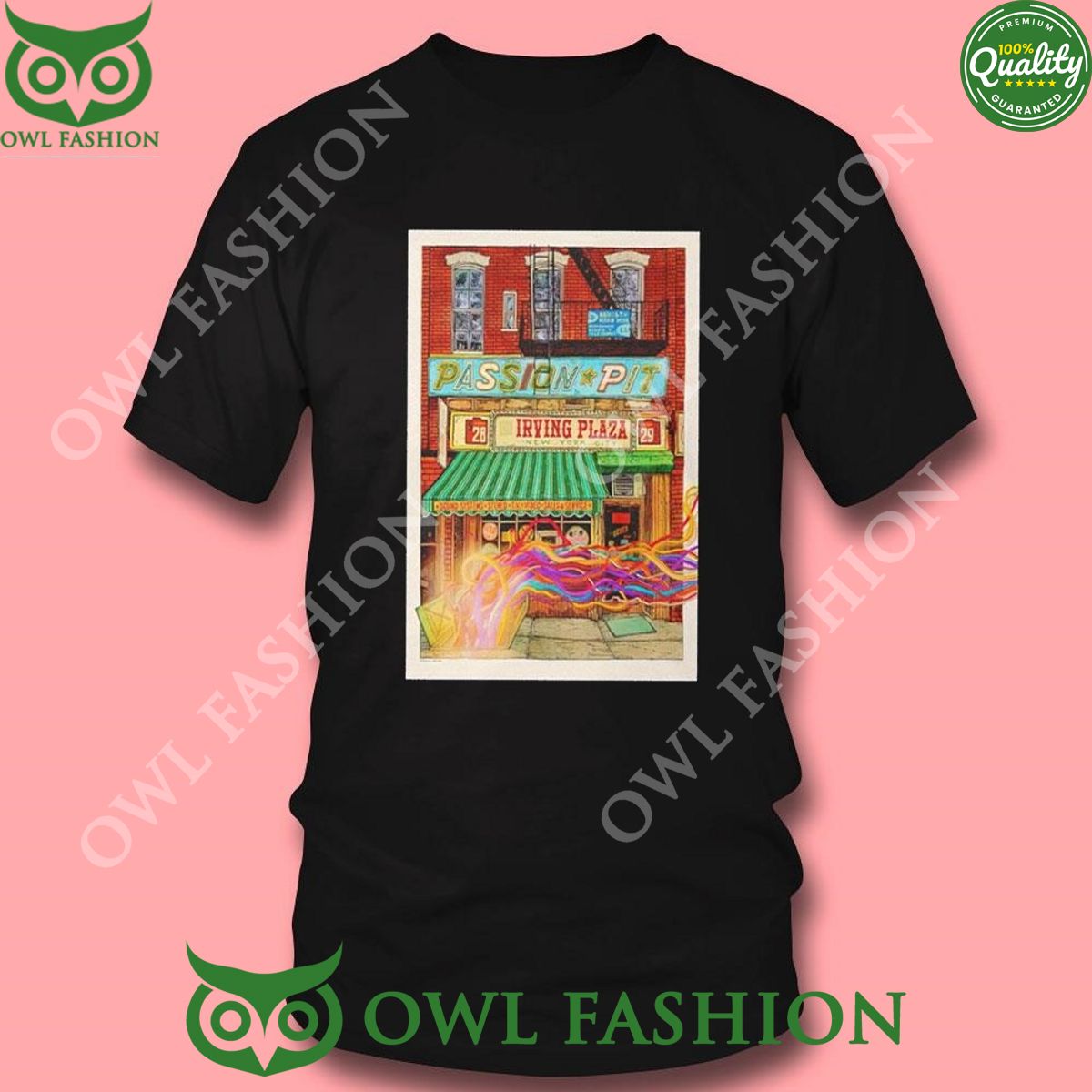 Passion Pit May 28 29 2024 Irving Plaza New York Ny Portrait TShirt