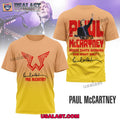 Paul McCartney Rocks Santa Barbara 3D T-Shirt
