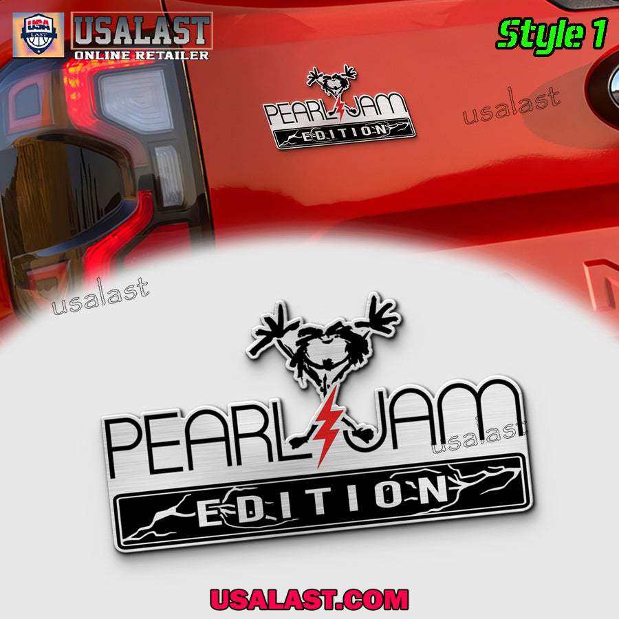 Pearl Jam Rock Edition 3D Engraved Car Emblem