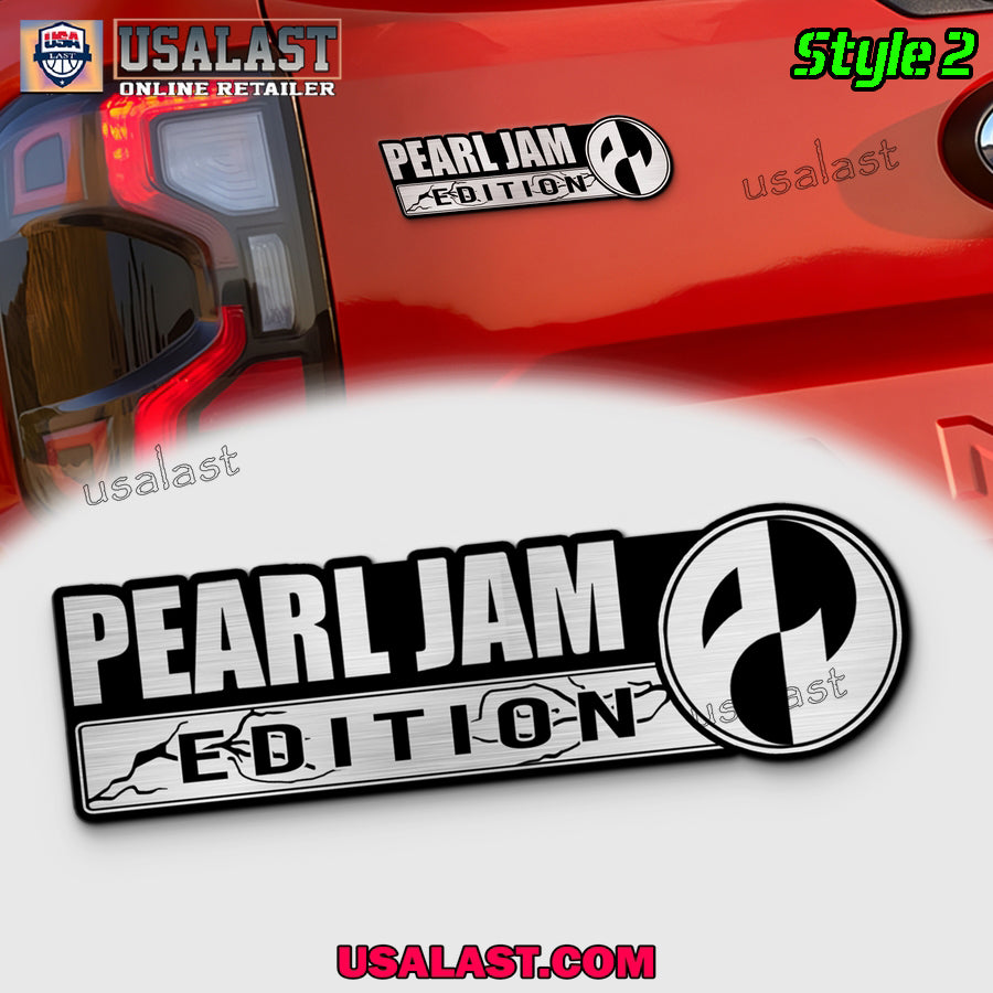 Pearl Jam Rock Edition 3D Engraved Car Emblem