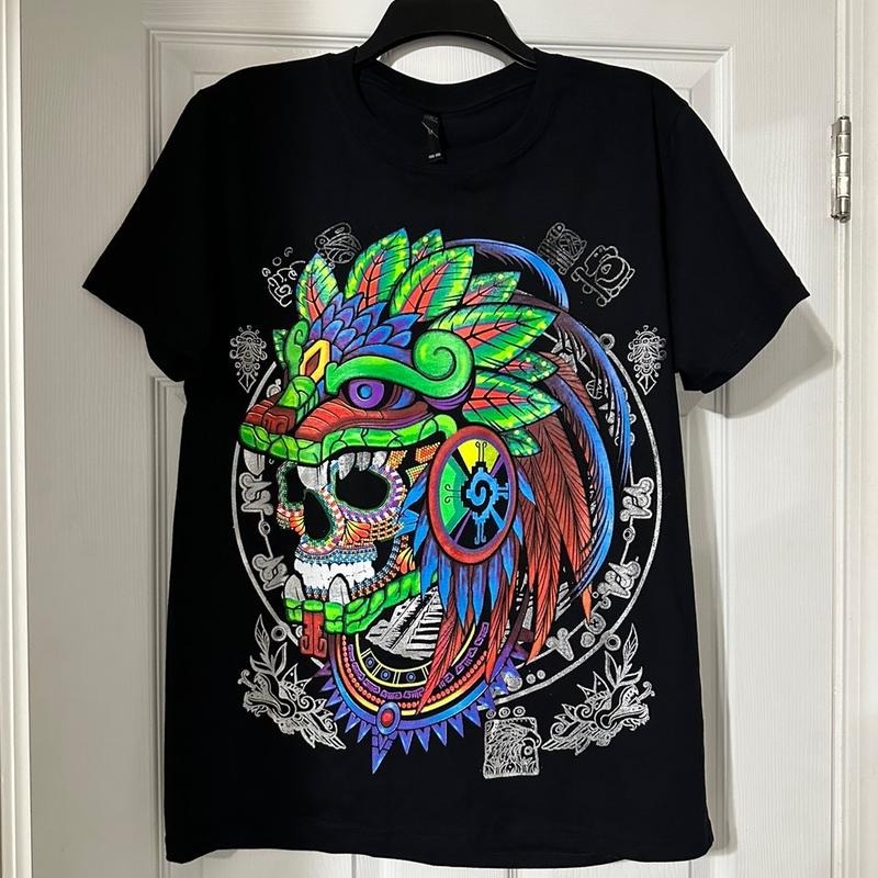 penacho Quetzacoalt y-shirt Black Cotton Hoodie, Sweatshirt | RetroVerseTees.com