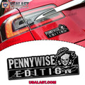 Pennywise Halloween Custom 3D Car Badge Sticker