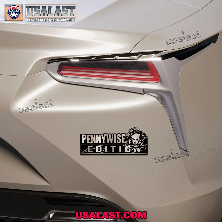 Pennywise Halloween Custom 3D Car Badge Sticker