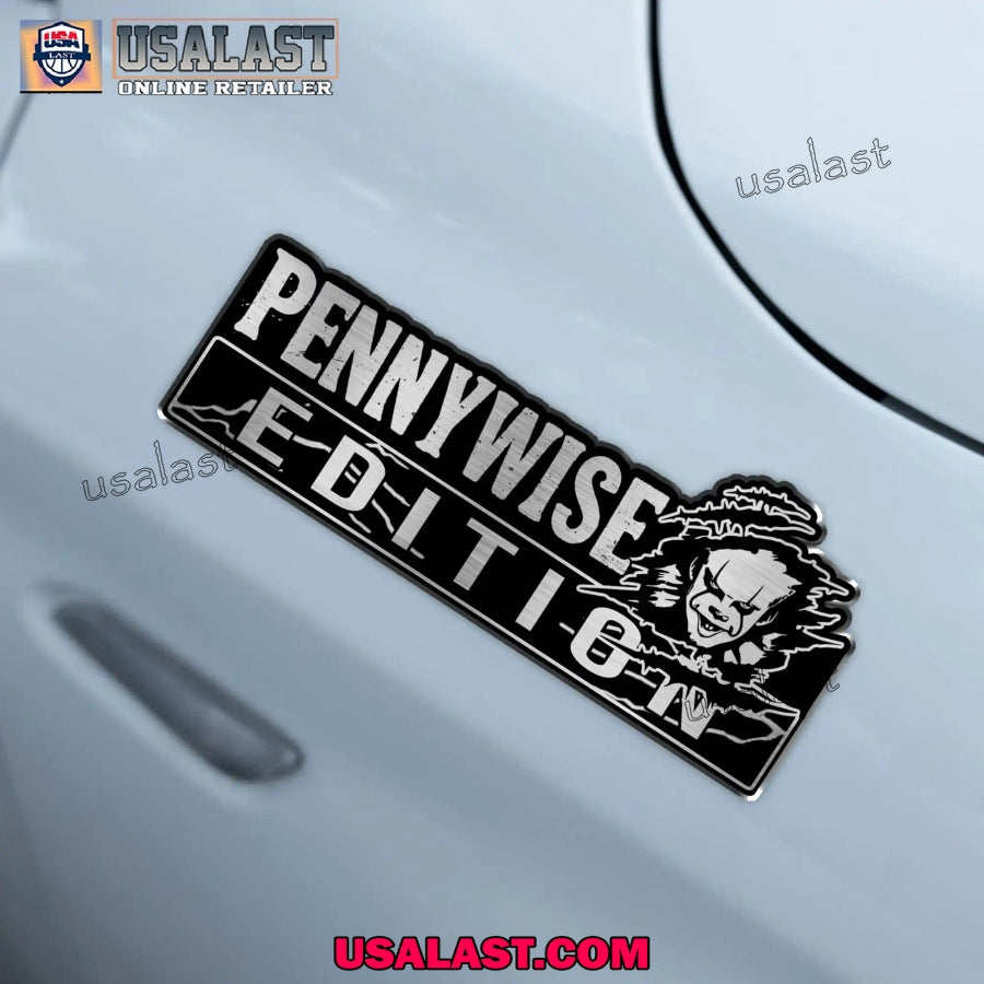 Pennywise Halloween Custom 3D Car Badge Sticker