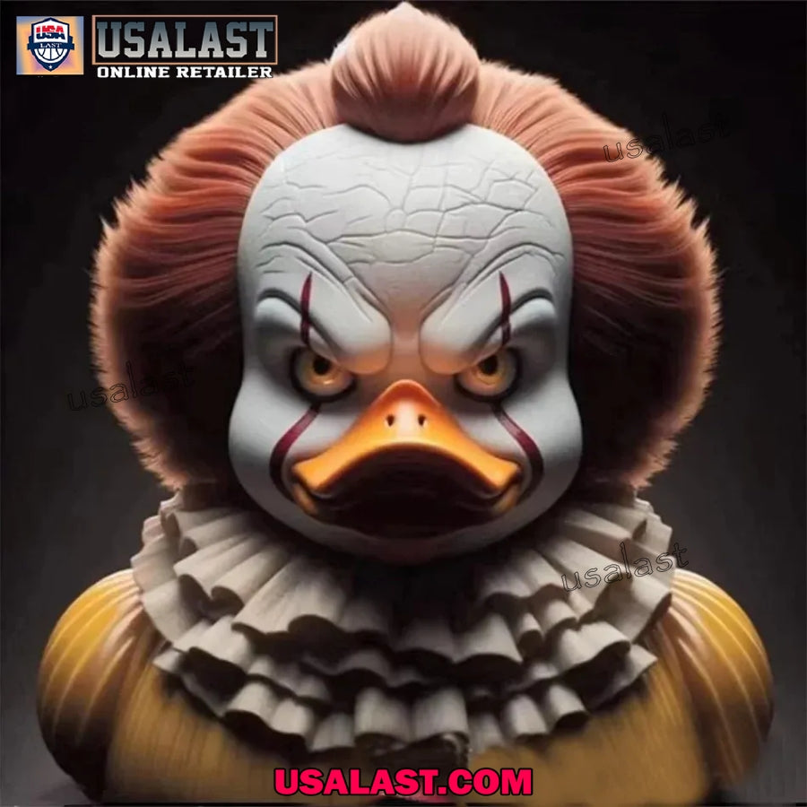 Pennywise Halloween Horror Duck Resin Ornament