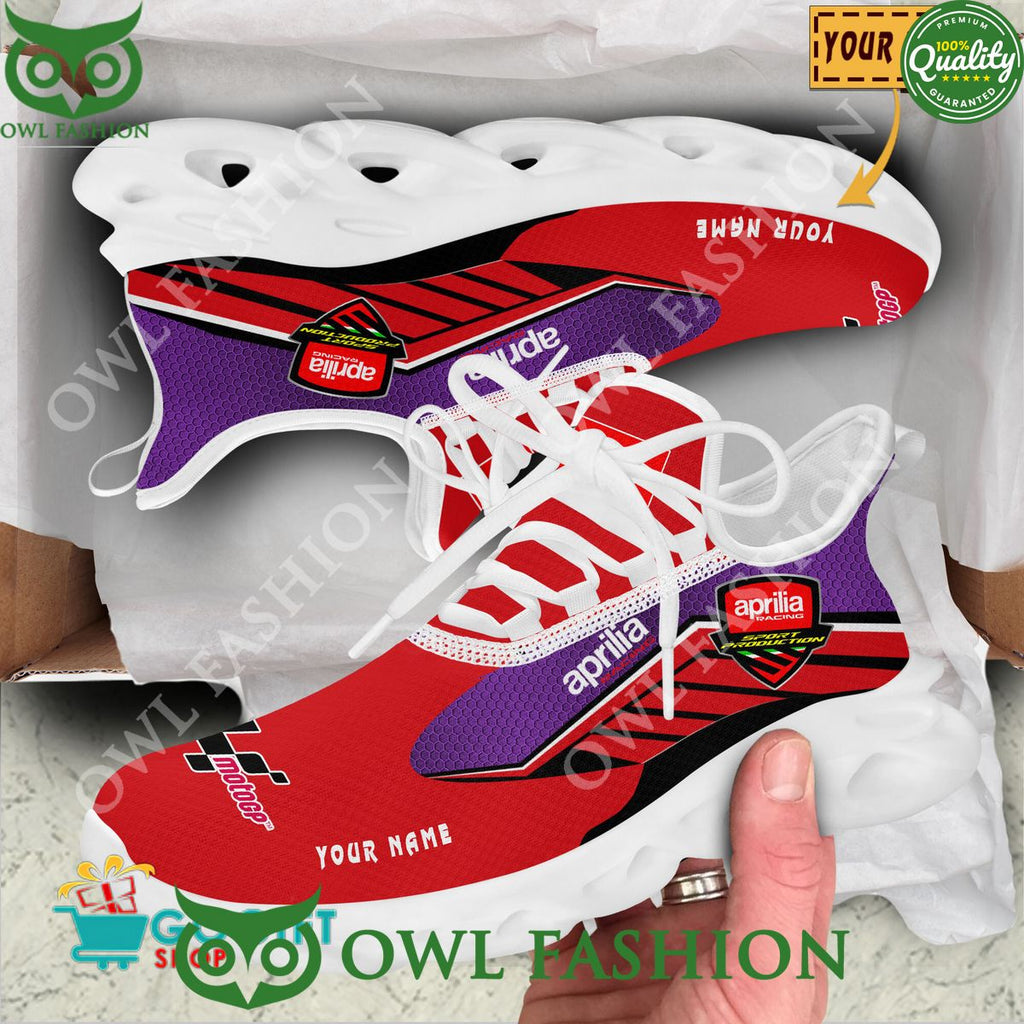 Personalized Aprilia Racing 2024 MotoGP max soul shoes