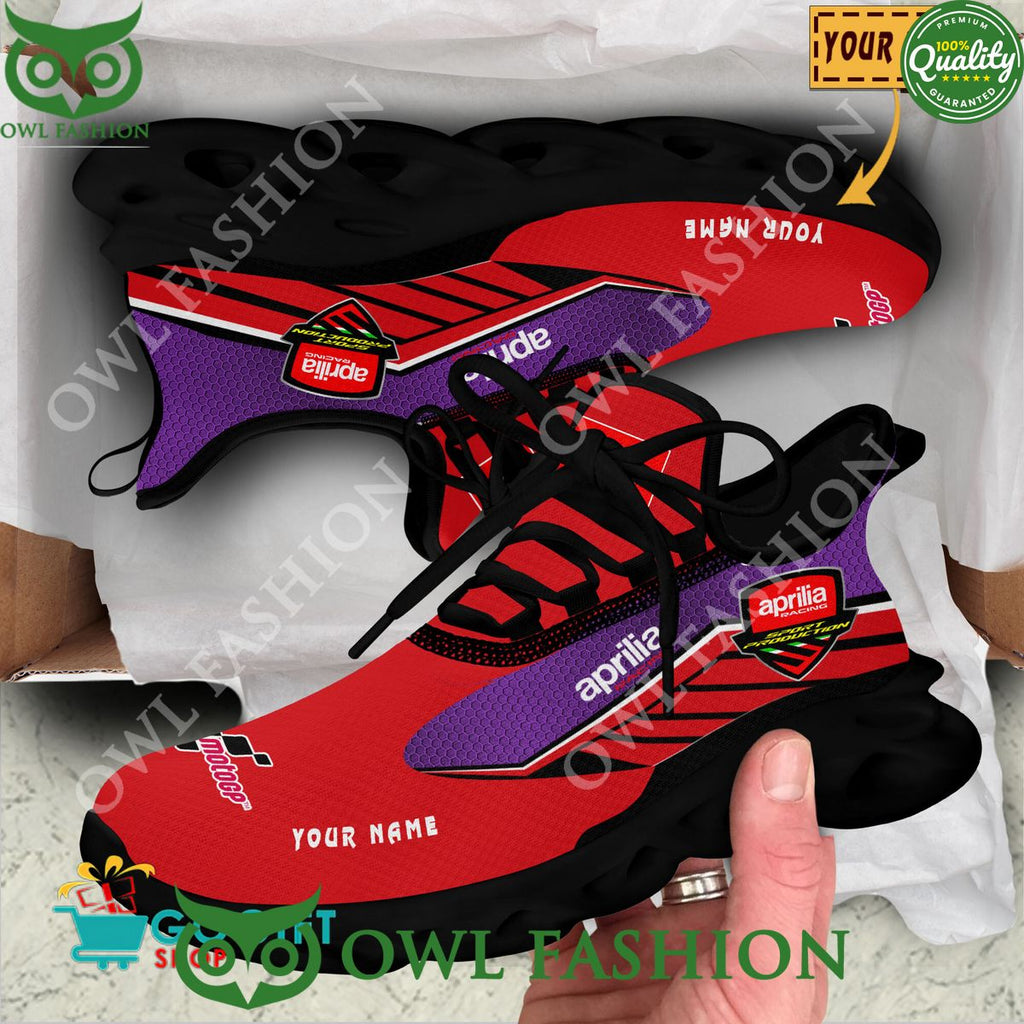 Personalized Aprilia Racing 2024 MotoGP max soul shoes