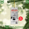 Personalized Bruce Springsteen 2024 Tour 2-Side Printed Ornament