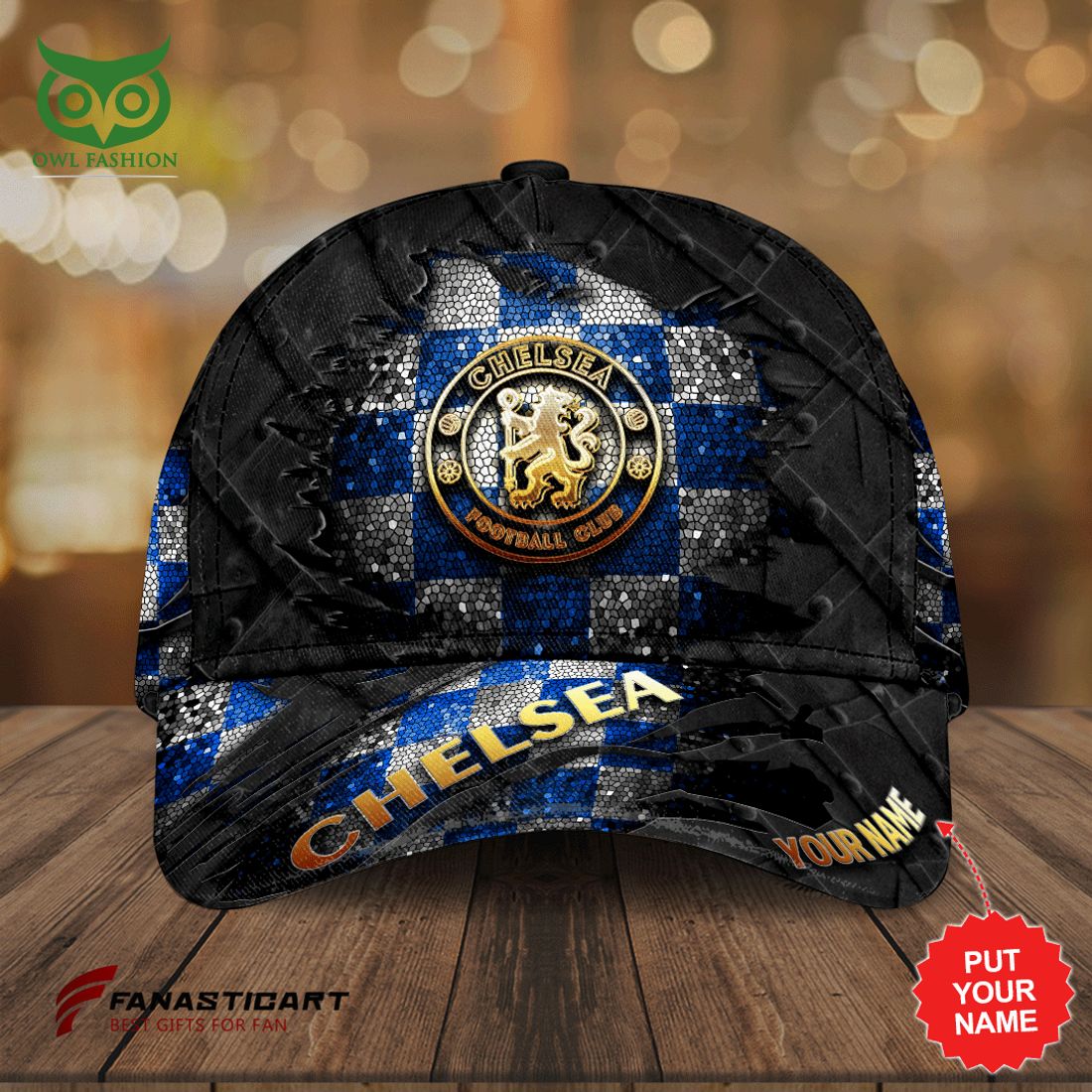 Personalized Chelsea FC Blink Premier League Classic Cap
